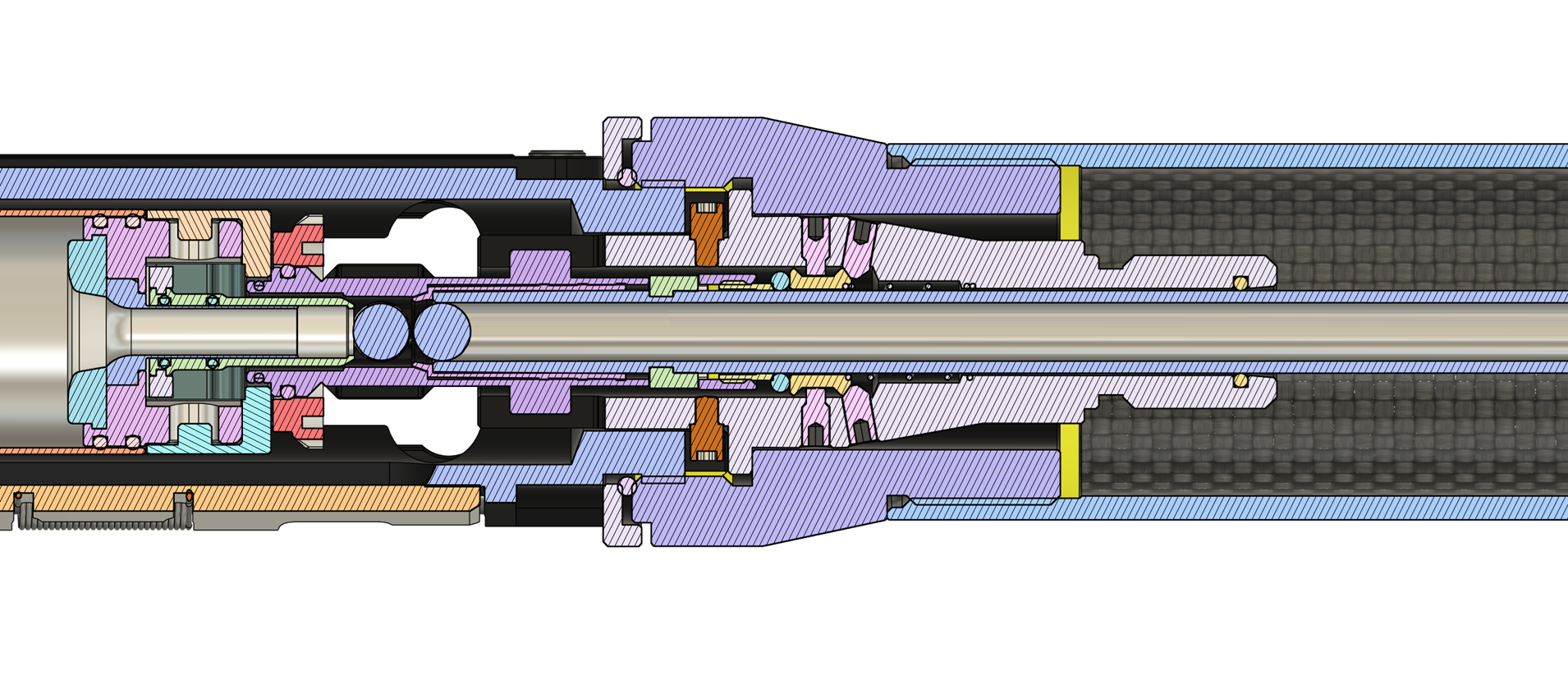 CNC Handguard TubeRA 3K carbon AR15 39x350 mm | CNC Receiver, CNC